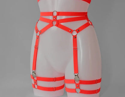 NEON Lingerie Set Neon Oranssi